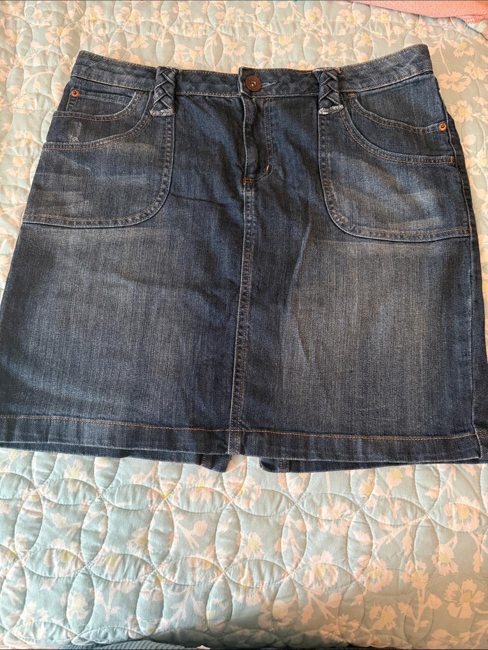 Arizona Jean Company Dark Blue Denim Mini Skirt